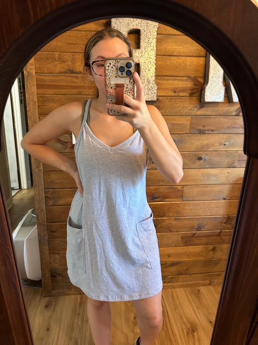 Grey Jersey Dress