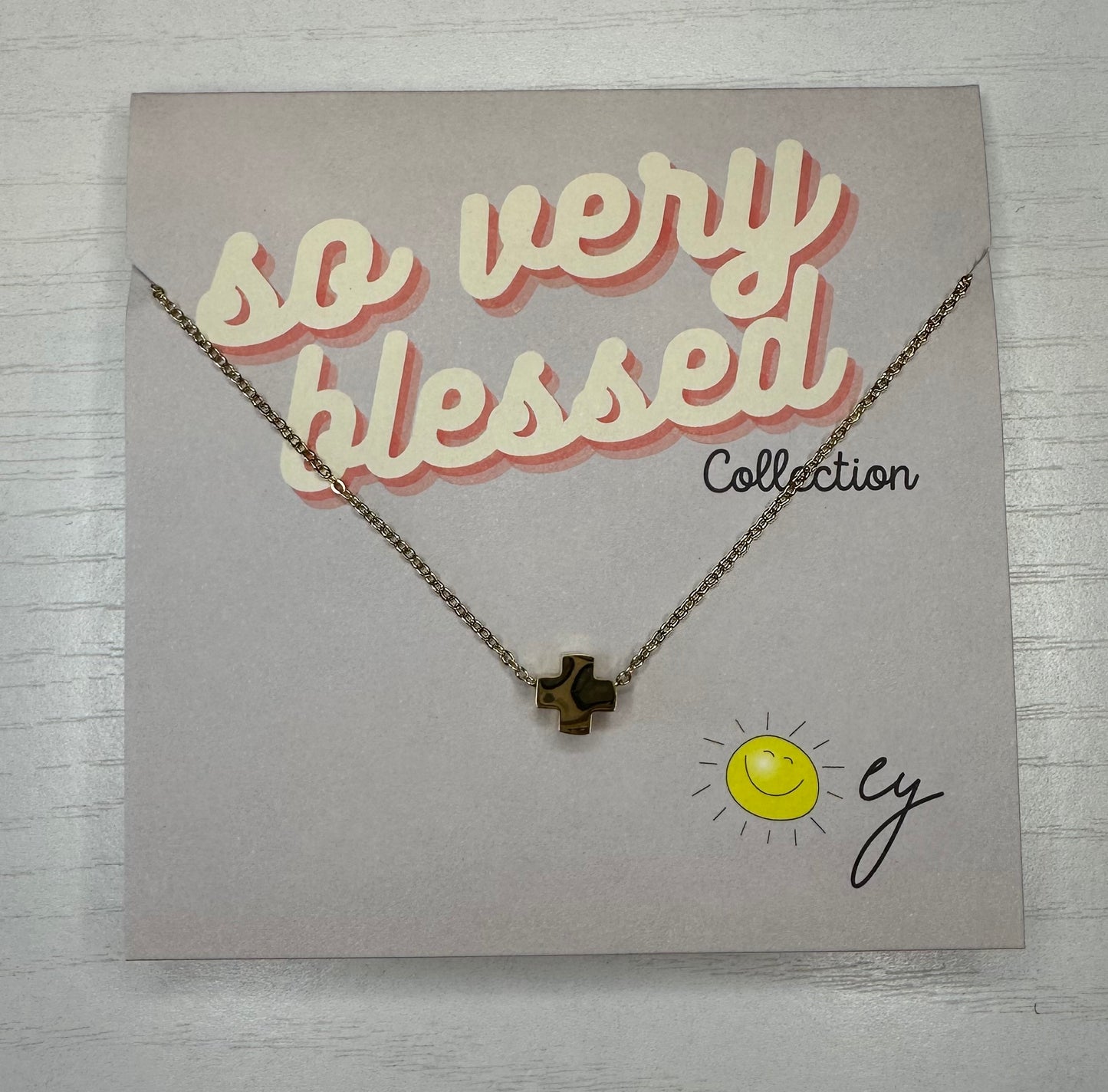 Charity Cross Necklace