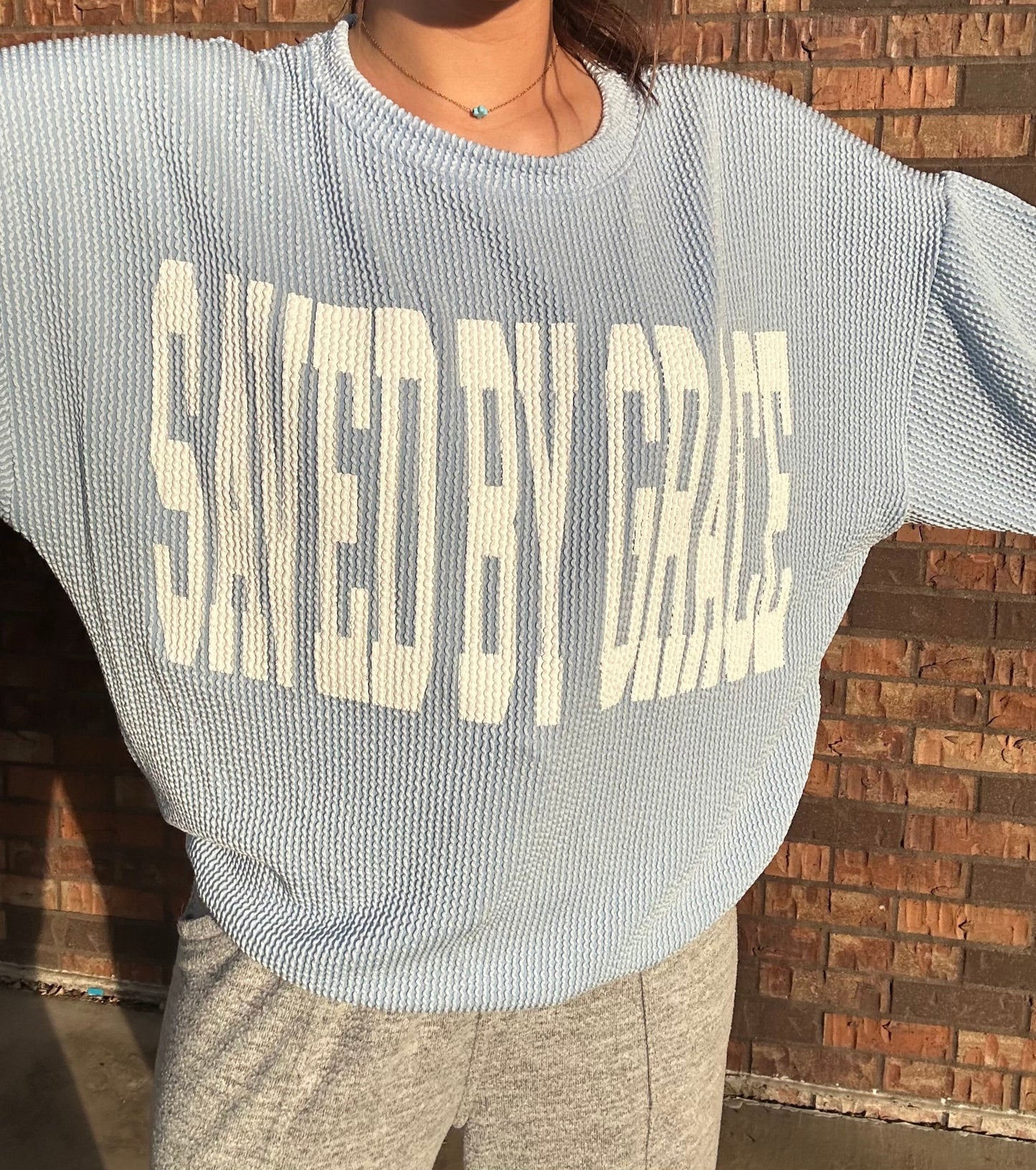 SAVED BY GRACE- Crewneck RESTOCK!!!