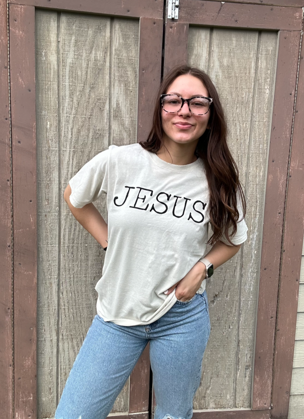 Jesus Tee- BONE